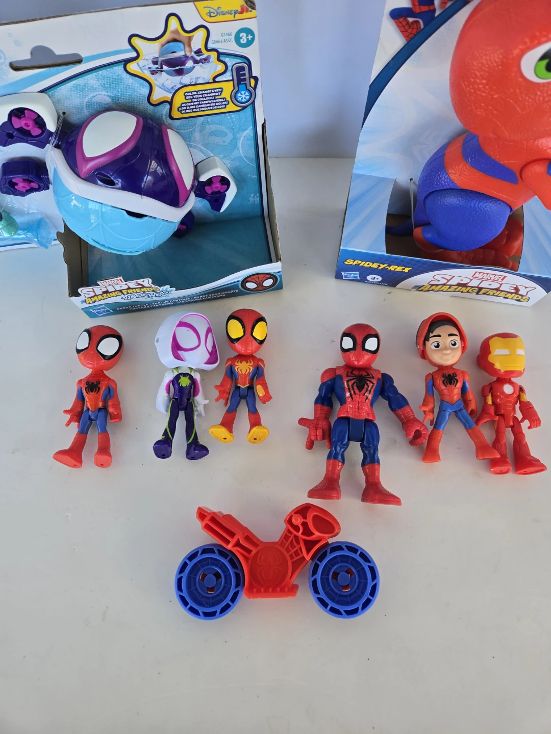 Spidey and friends toy lot  Some used and some new toys - photo 2