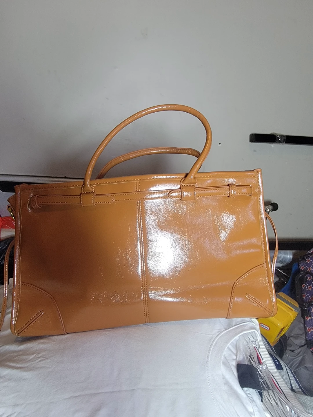Prada Patent Leather Tote Bag - photo 4