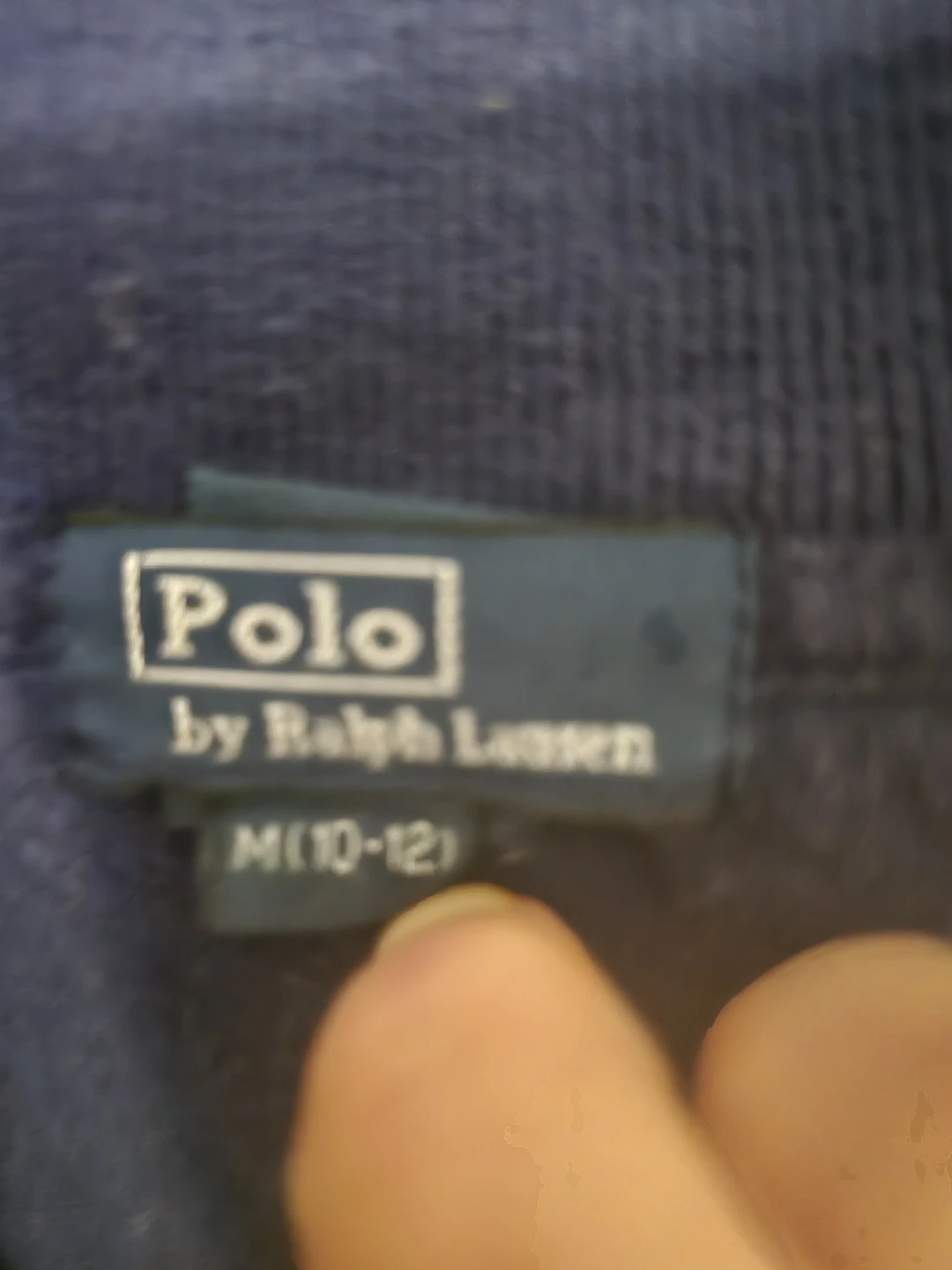 Polo Ralph Lauren Half-Zip Sweater Navy kids 10-12 y.o - photo 5