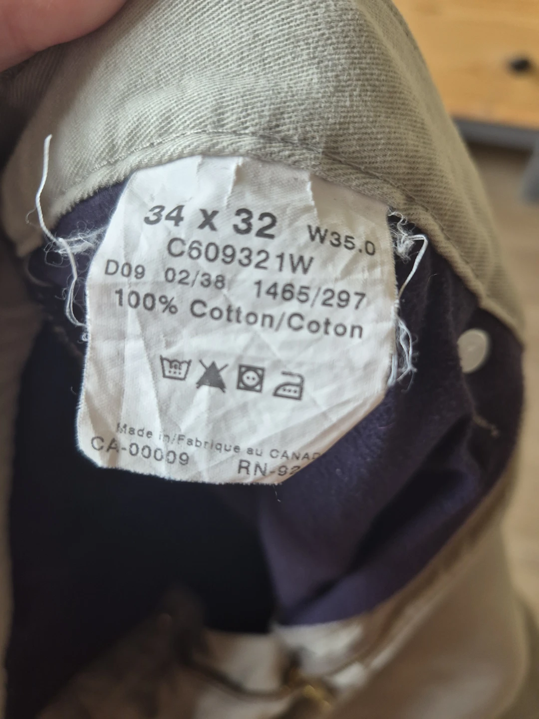 WindRiver Lined Pants with fleece Size 34 × 32 (W34 L32) - photo 4