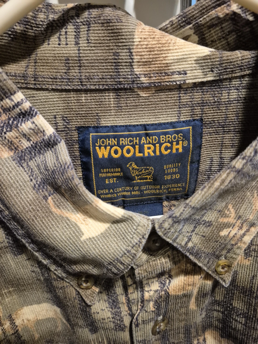 Woolrich Long Sleeve Button-Down Shirt, size is XXL - photo 3