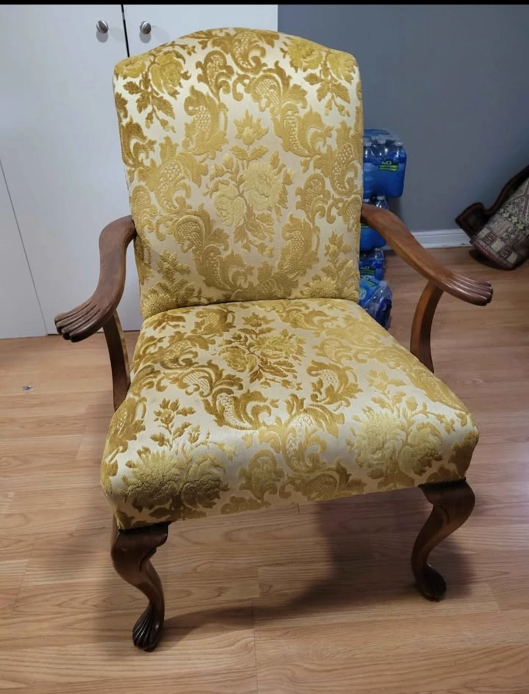 Vintage Damask Armchair