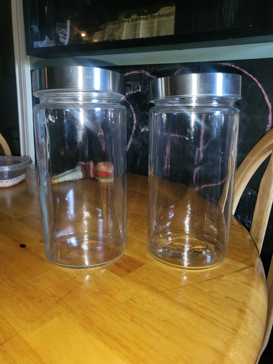 Glass Jars with Stainless Steel Lids