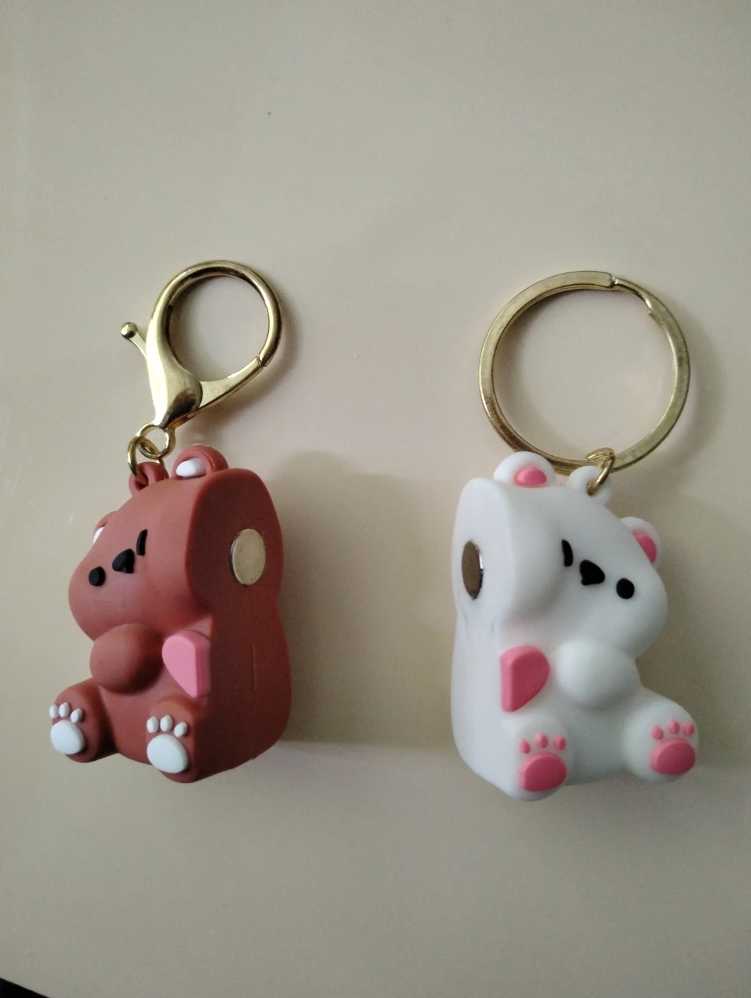 Cute Bear Couple Keychain Set - photo 3