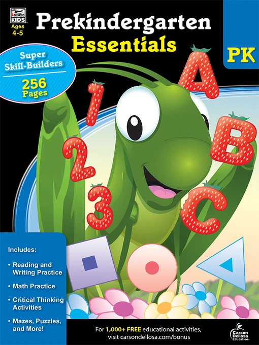 Prekindergarten Essentials Workbook