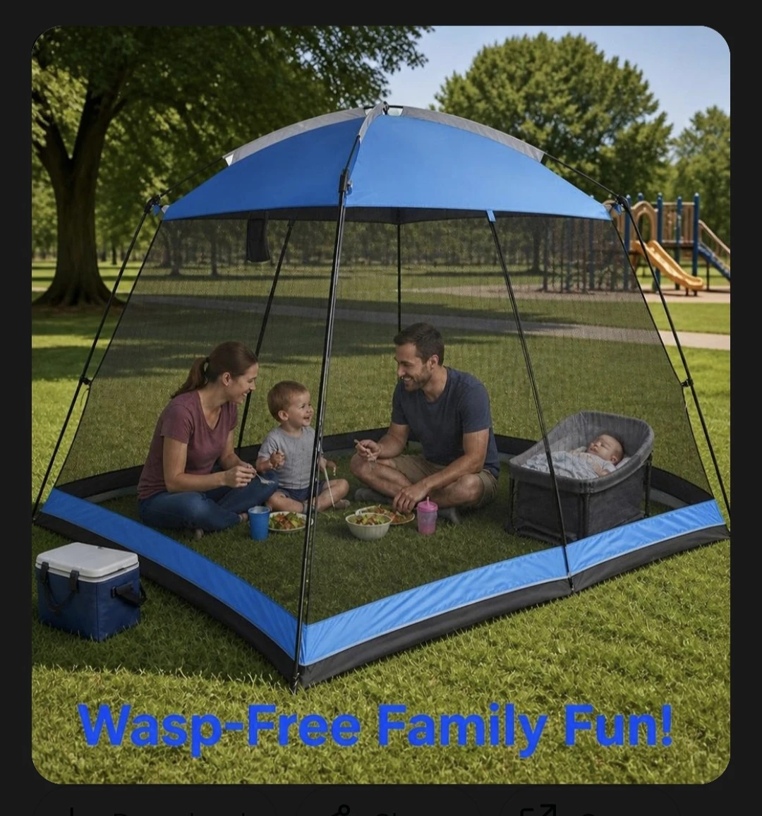 👪🥪🍹🏖 New Screen Shade Canopy 🚫🐝
