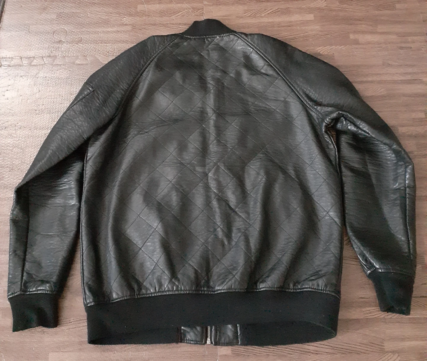 Brooklyn Calling N.Y.C. Black Quilted Bomber Jacket - photo 2
