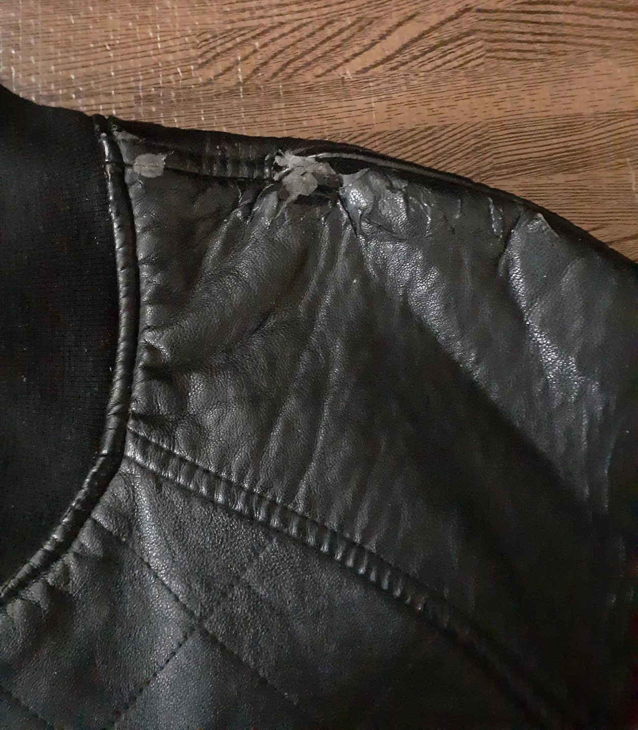 Brooklyn Calling N.Y.C. Black Quilted Bomber Jacket - photo 3