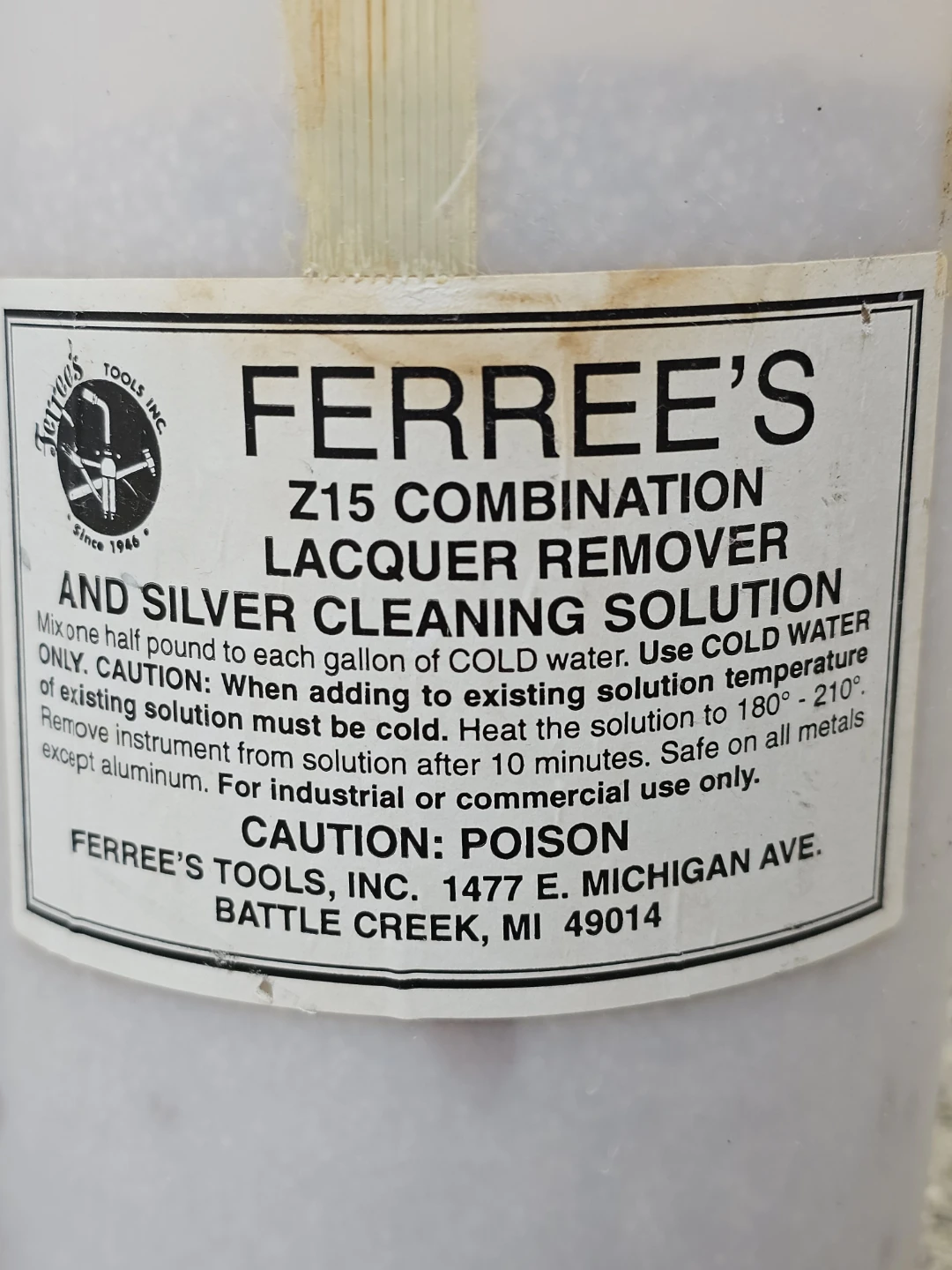 Ferree's Z15 Lacquer Remover / Silver Cleaning & Z19 - photo 4