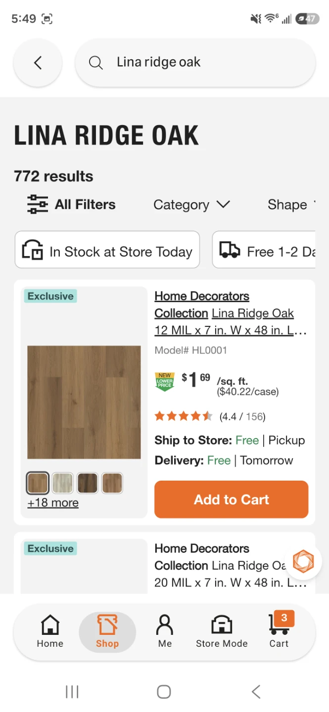 Home Decorators Collection Lina Ridge Oak Vinyl Flooring
