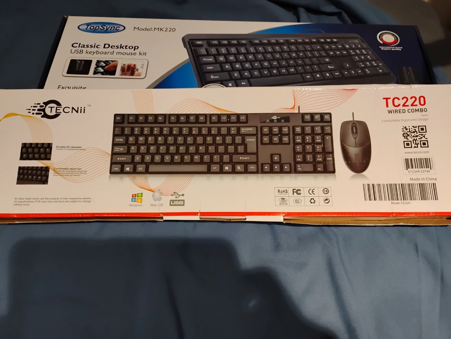TECNii TC220 Wired Keyboard and Mouse Combo