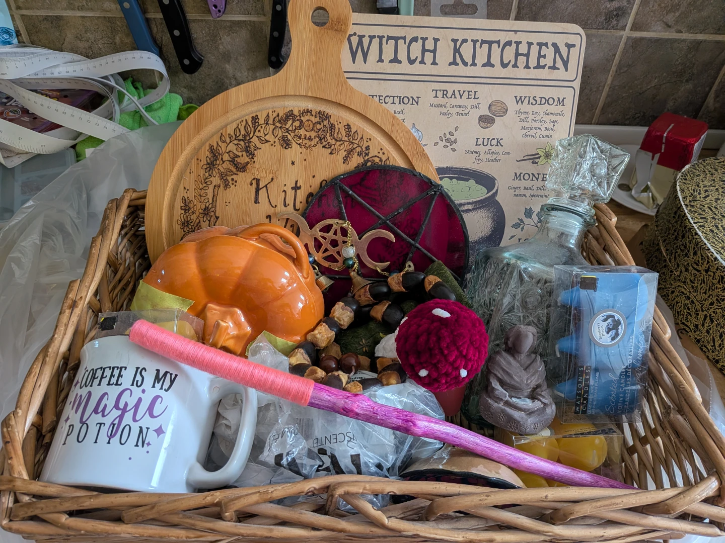 Witchy Home Décor & Kitchen Witch Bundle