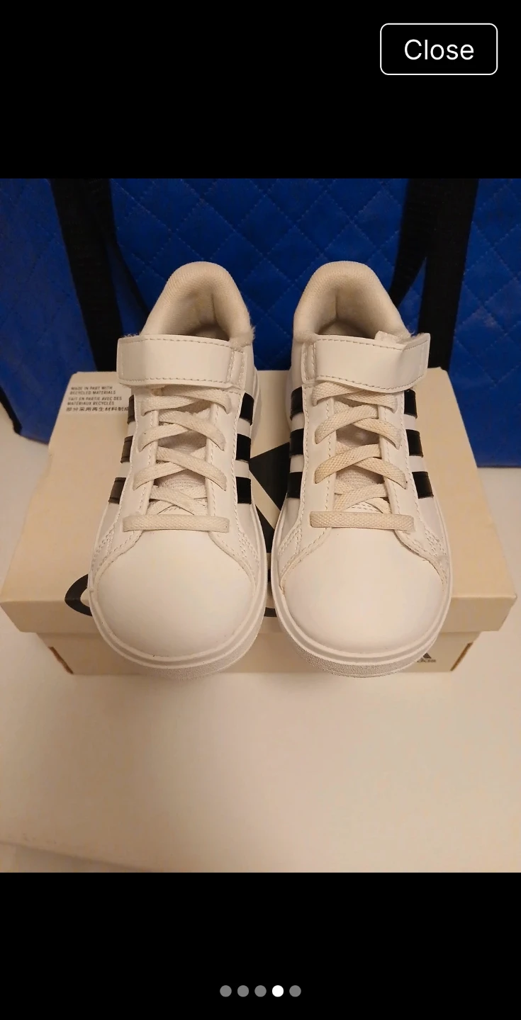 Adidas Grand Court 2.0 EL K Shoes Size 12K - photo 4