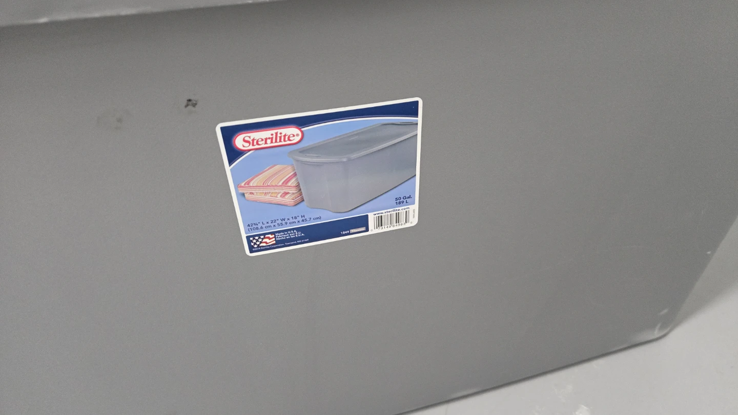 Sterilite 50 Gallon Storage Tote - photo 3