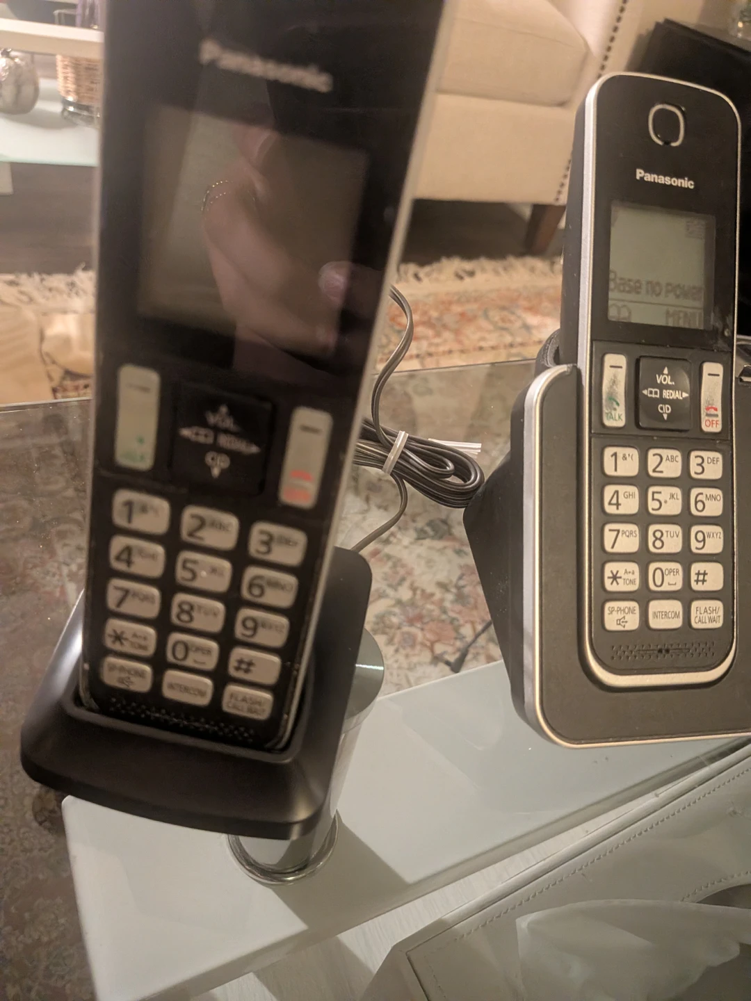 Panasonic Cordless Phone System with 3 Handsets - photo 3