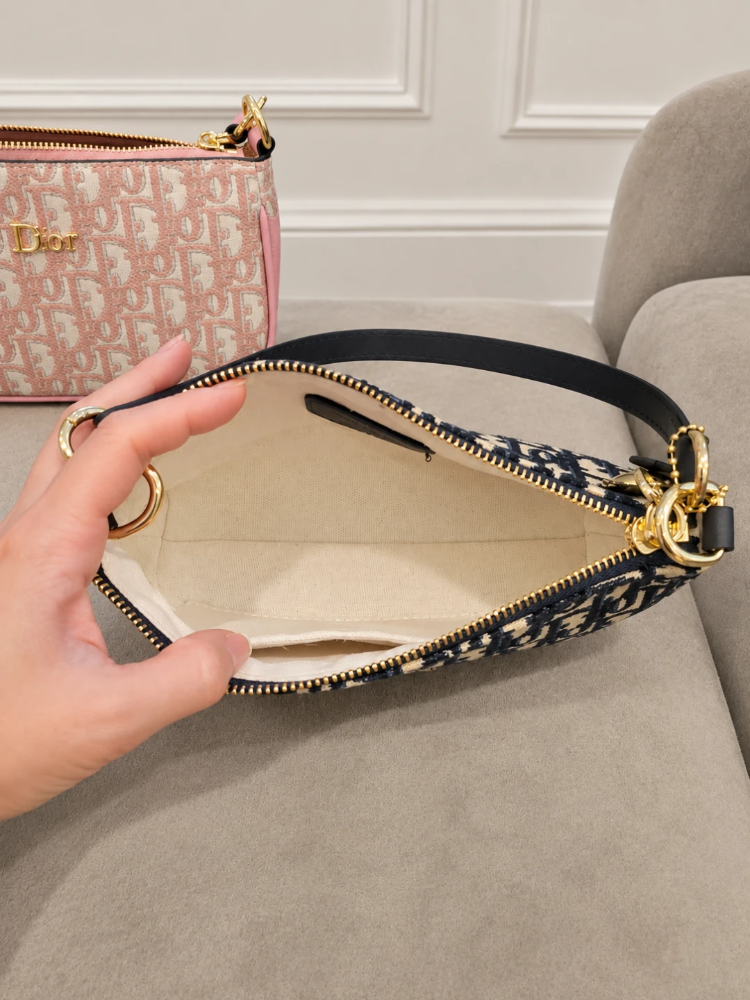 Dior Oblique Jacquard Shoulder Bag - photo 2
