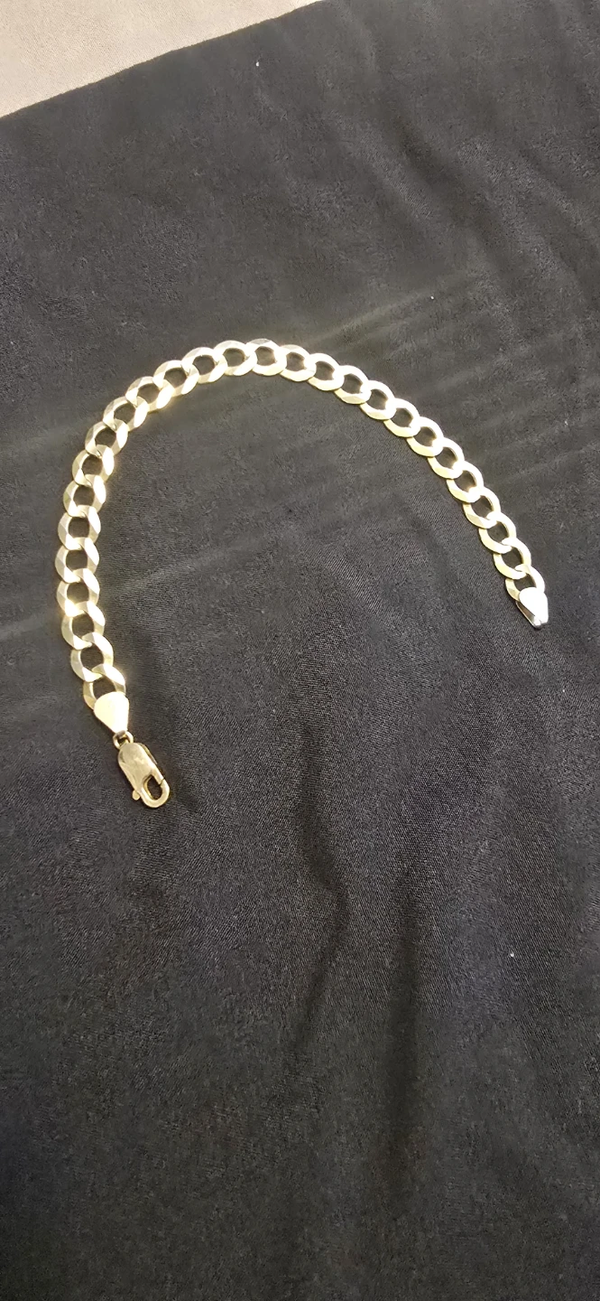 10K Gold Curb Link Bracelet