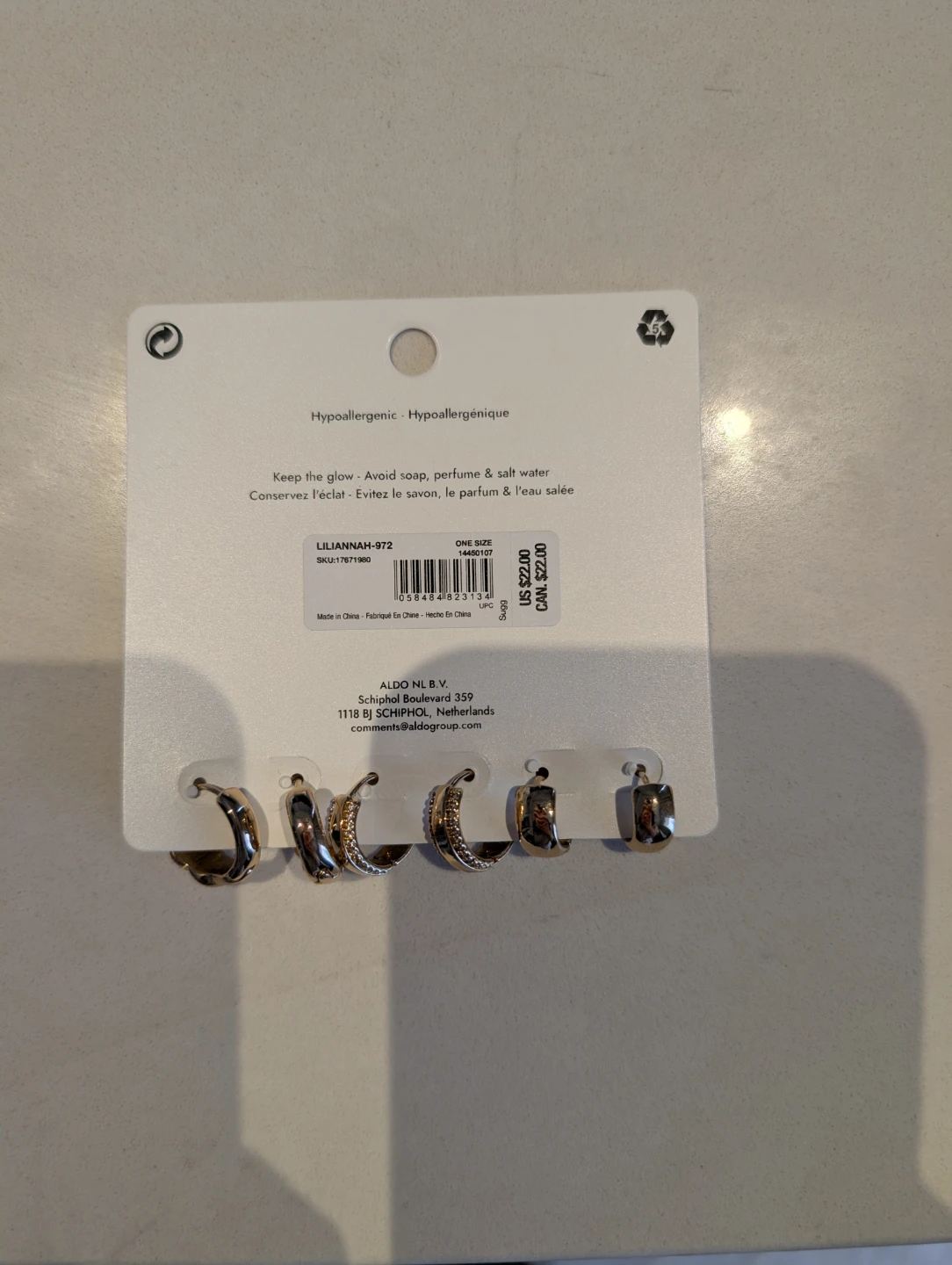 ALDO Liliannah Hoop Earring Set - photo 2