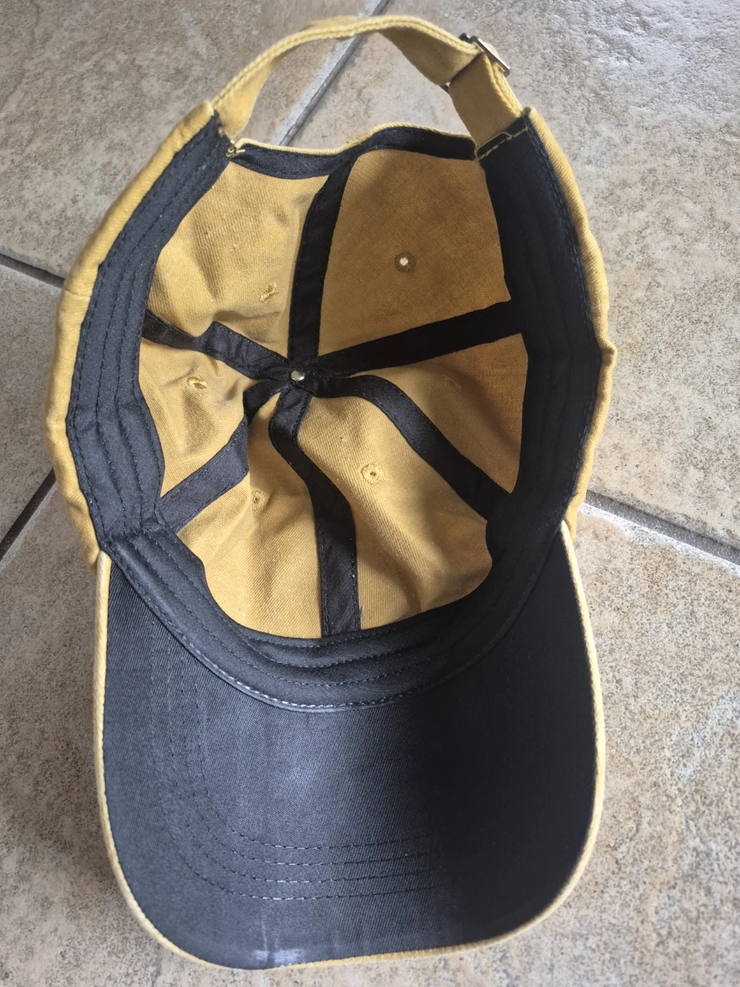 Mustard Yellow Baseball Cap with Letter M - photo 4