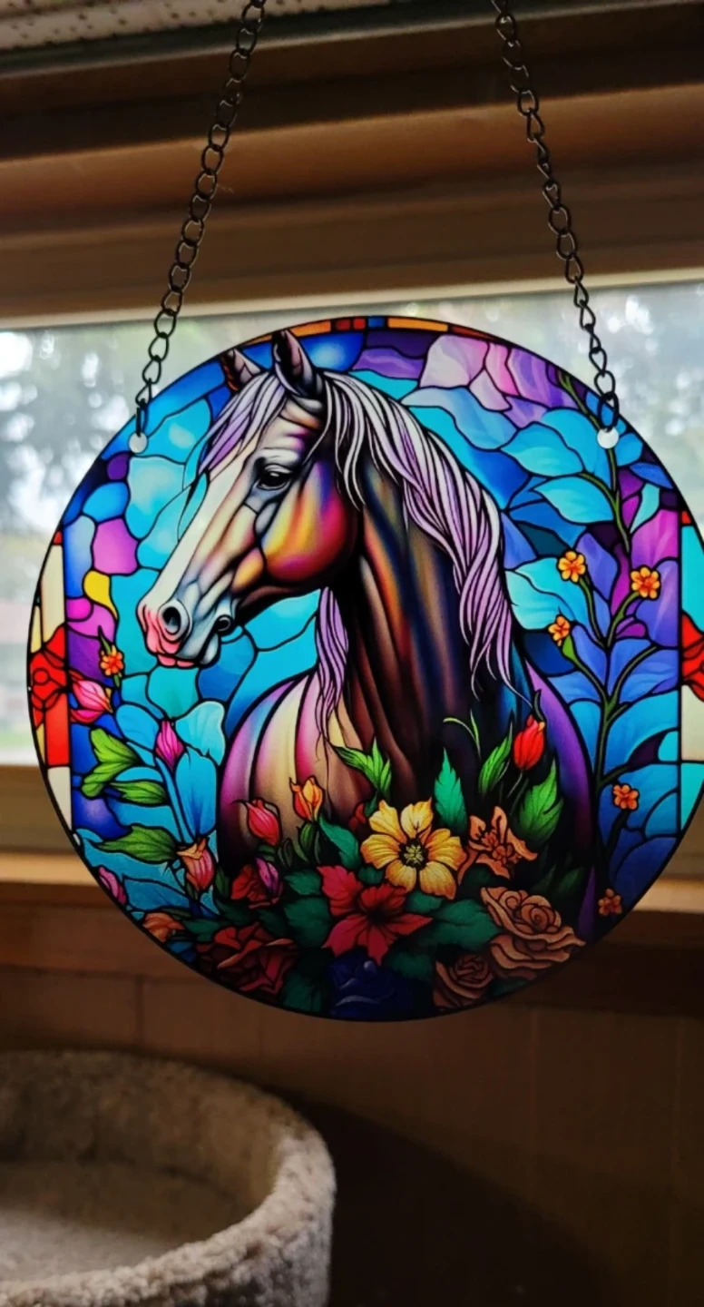 Plastic Horse Sun Catcher - photo 2