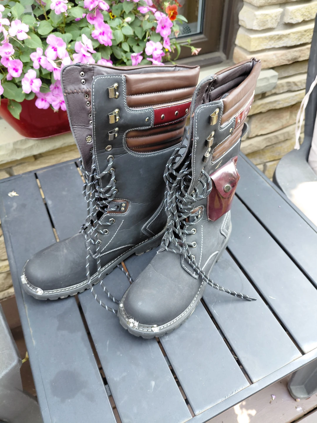 Unused Biker-Style Cosplay Boots