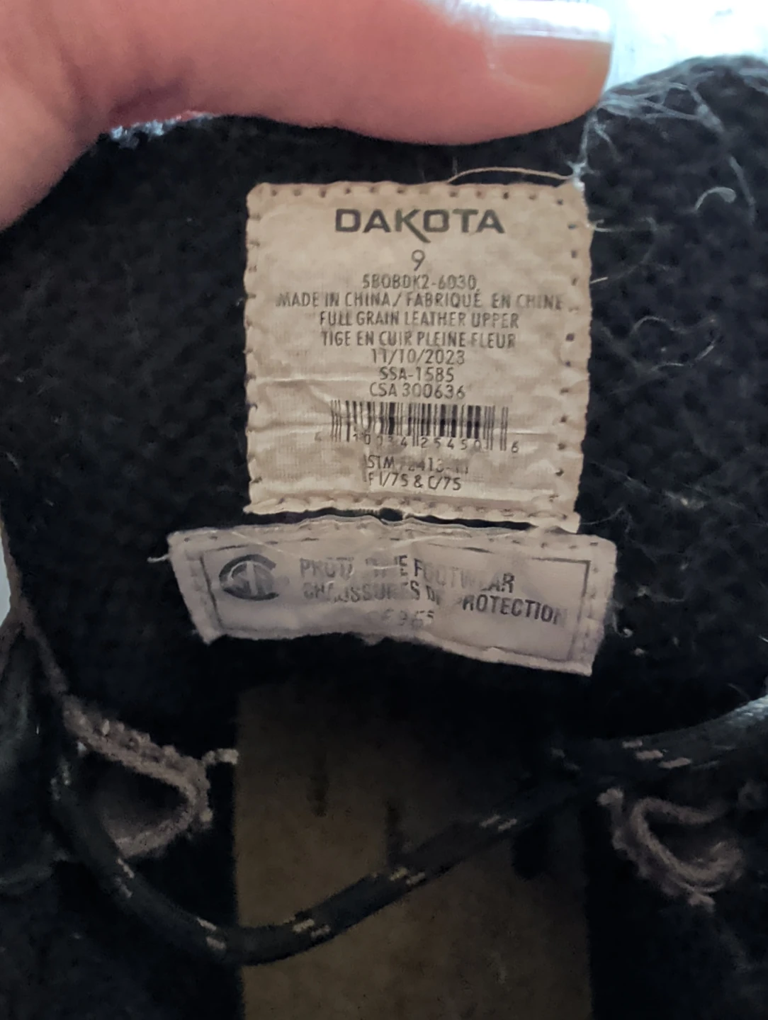 Dakota Work Boots Size 9 - photo 3