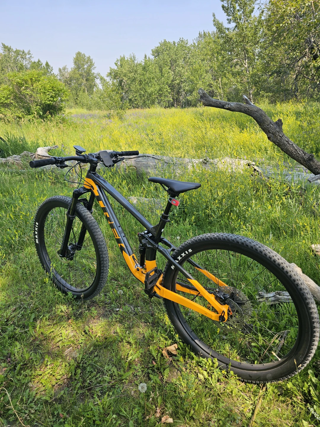 Trek Fuel EX-5  Full Suspension Mountain Bike - Yellow/Darkgray - photo 4