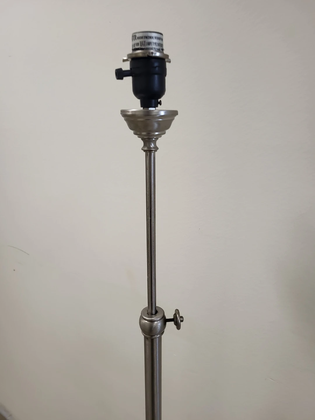 Adjustable Brushed Metal Floor Lamp — $25 (Priced for Fast Sale - photo 3