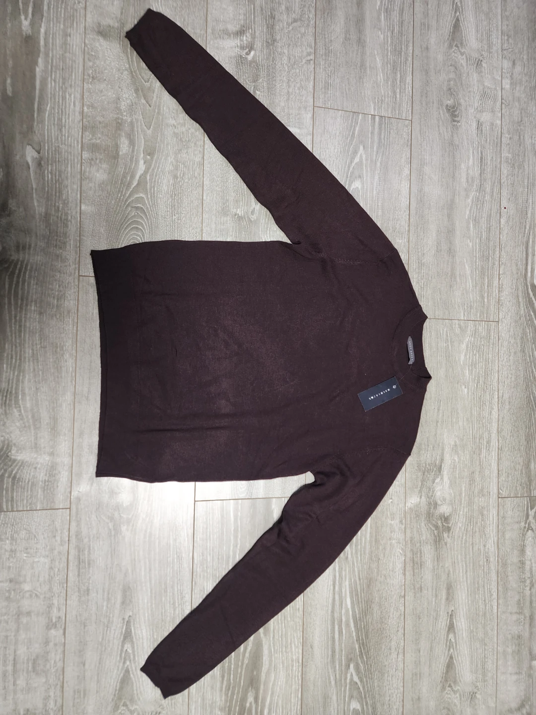 Suzy Shier Maroon Crewneck Sweater