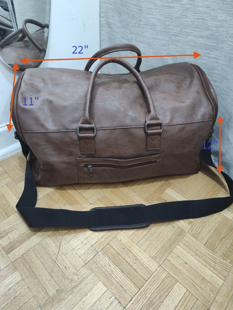 SEYFOCNIA Convertible Travel Garment Bag, 2 in 1 Carry On