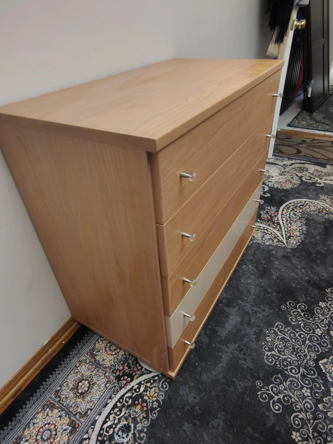 5-Drawer Wood Dresser