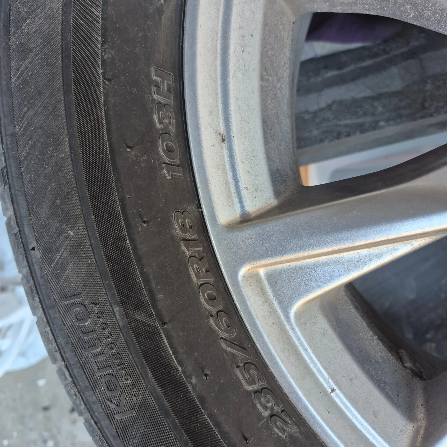 Hankook Kinergy GT Tire with Honda Rim (complete set) - photo 3