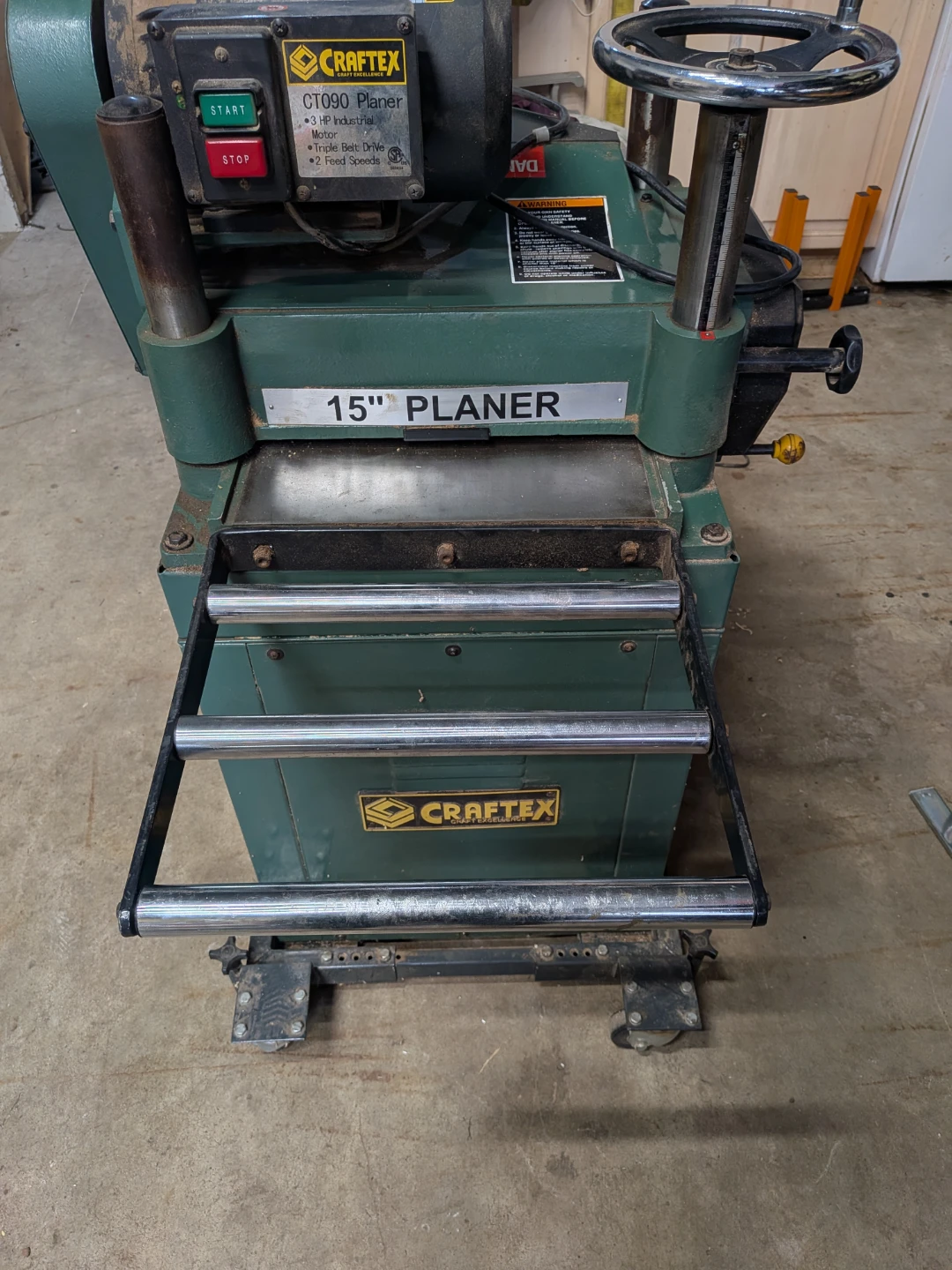 Craftex CT090 15" Planer