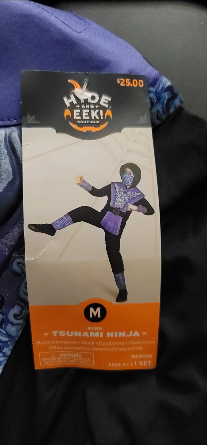 New Tsunami Ninja Costume Size Medium - photo 2