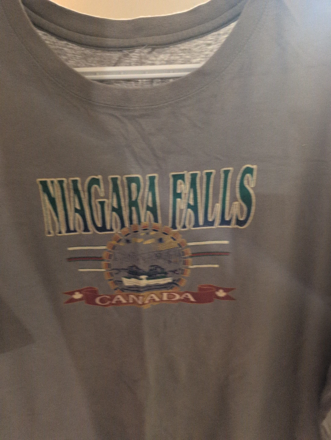 Grey Niagara Falls Canada T-Shirt