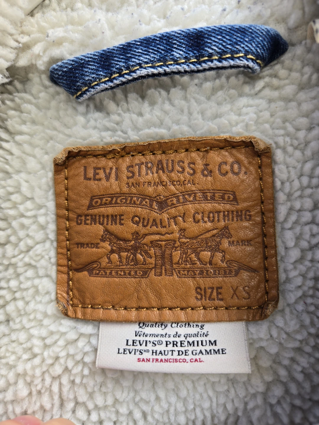 Levi's Sherpa jacket Mens XS - photo 2
