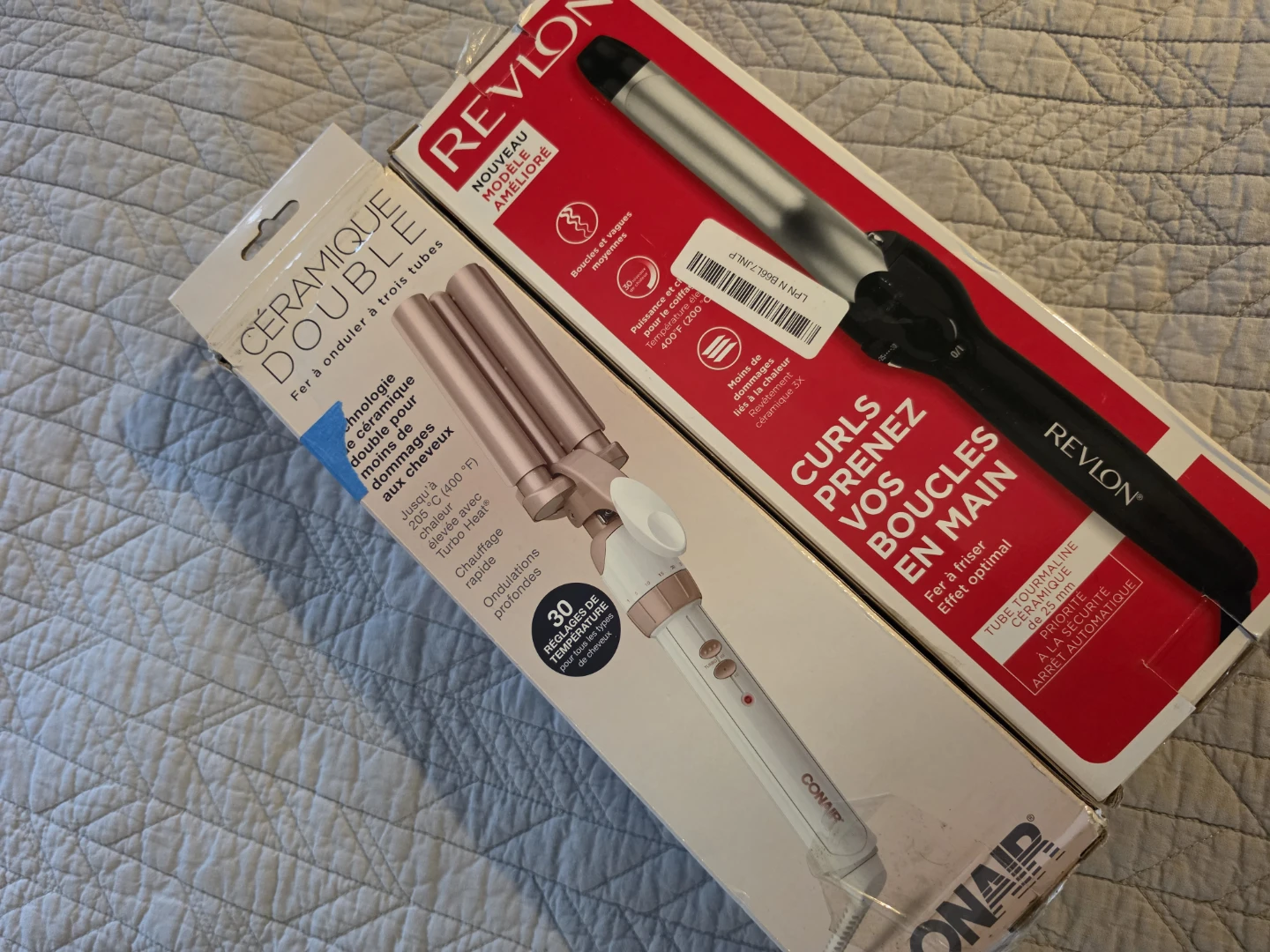 Revlon Curling Iron and Conair Triple Barrel Waver