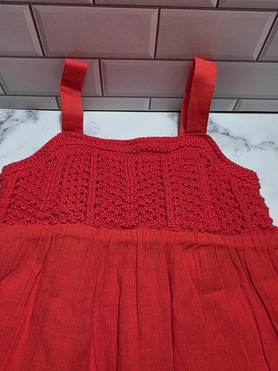 Baby Gap Red Dress Size 3 Years - photo 3