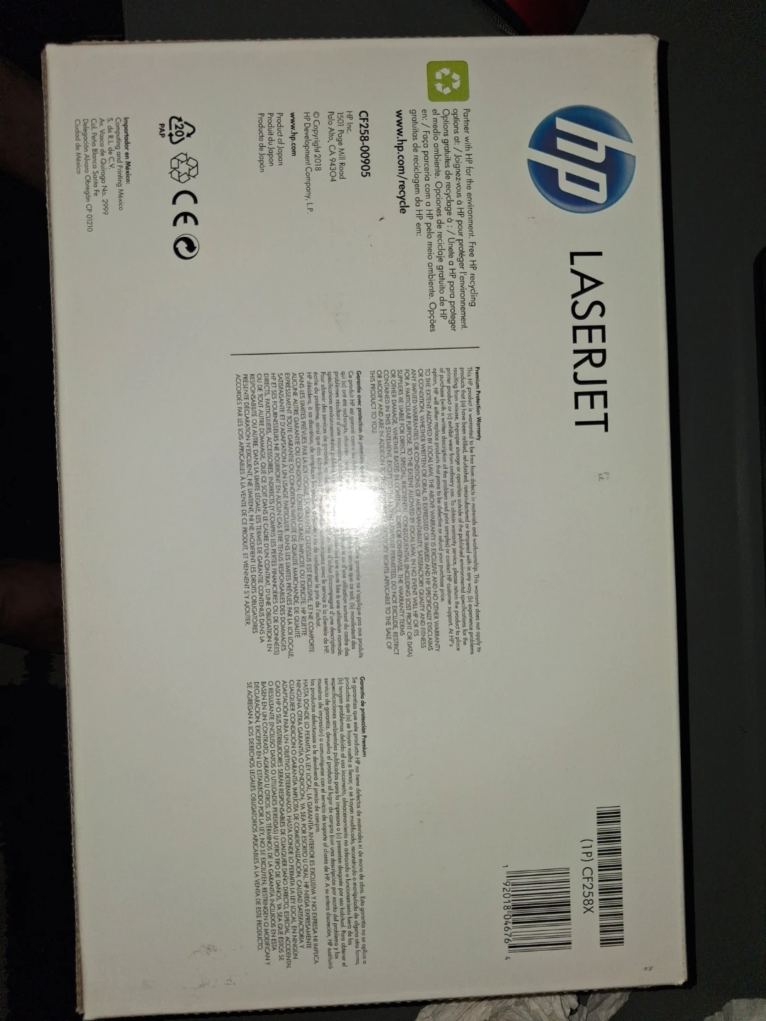 HP LaserJet 58X High Yield Toner Cartridge CF258X Black - photo 2