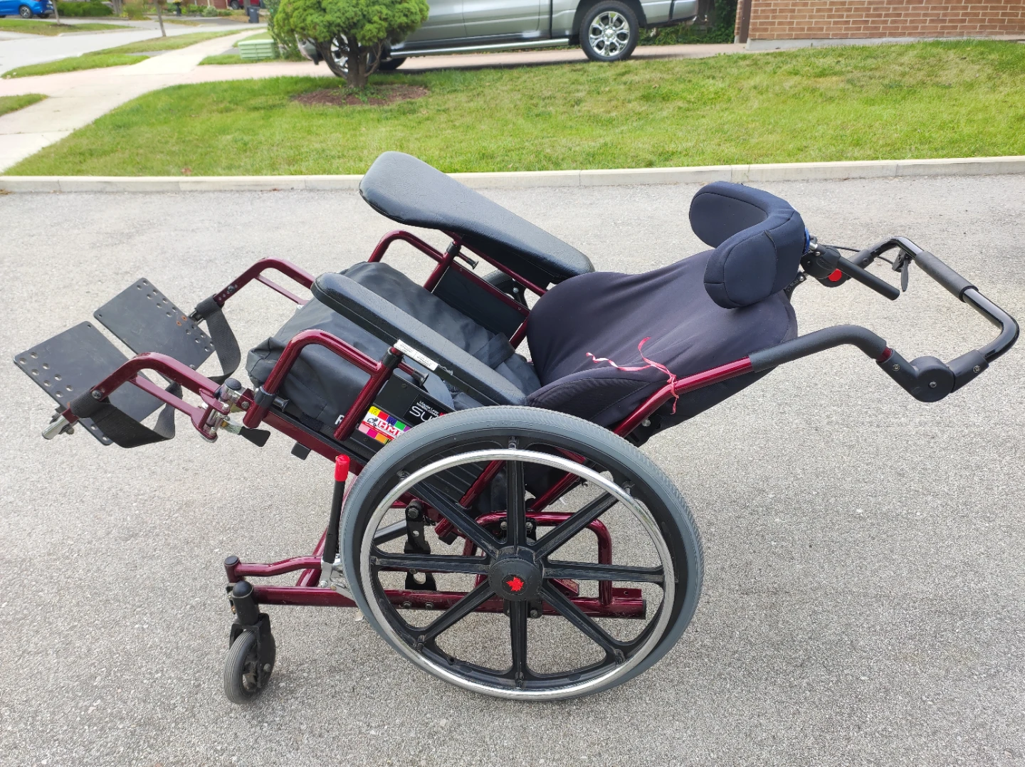 Maple Leaf Super Tilt Wheelchair