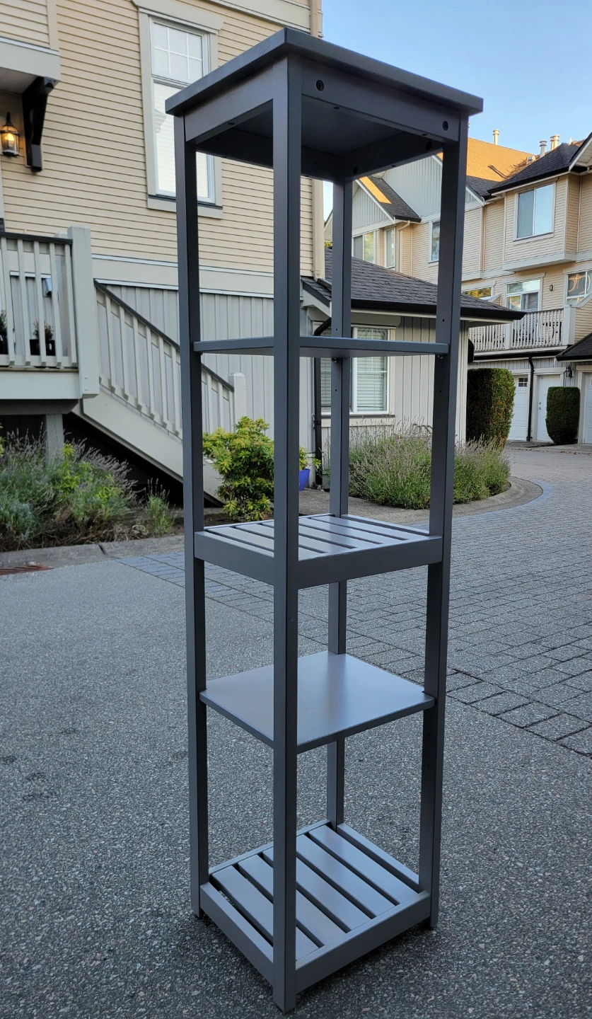 Beautiful Grey Storage Tower / Shelving Unit / Shelf. - photo 2