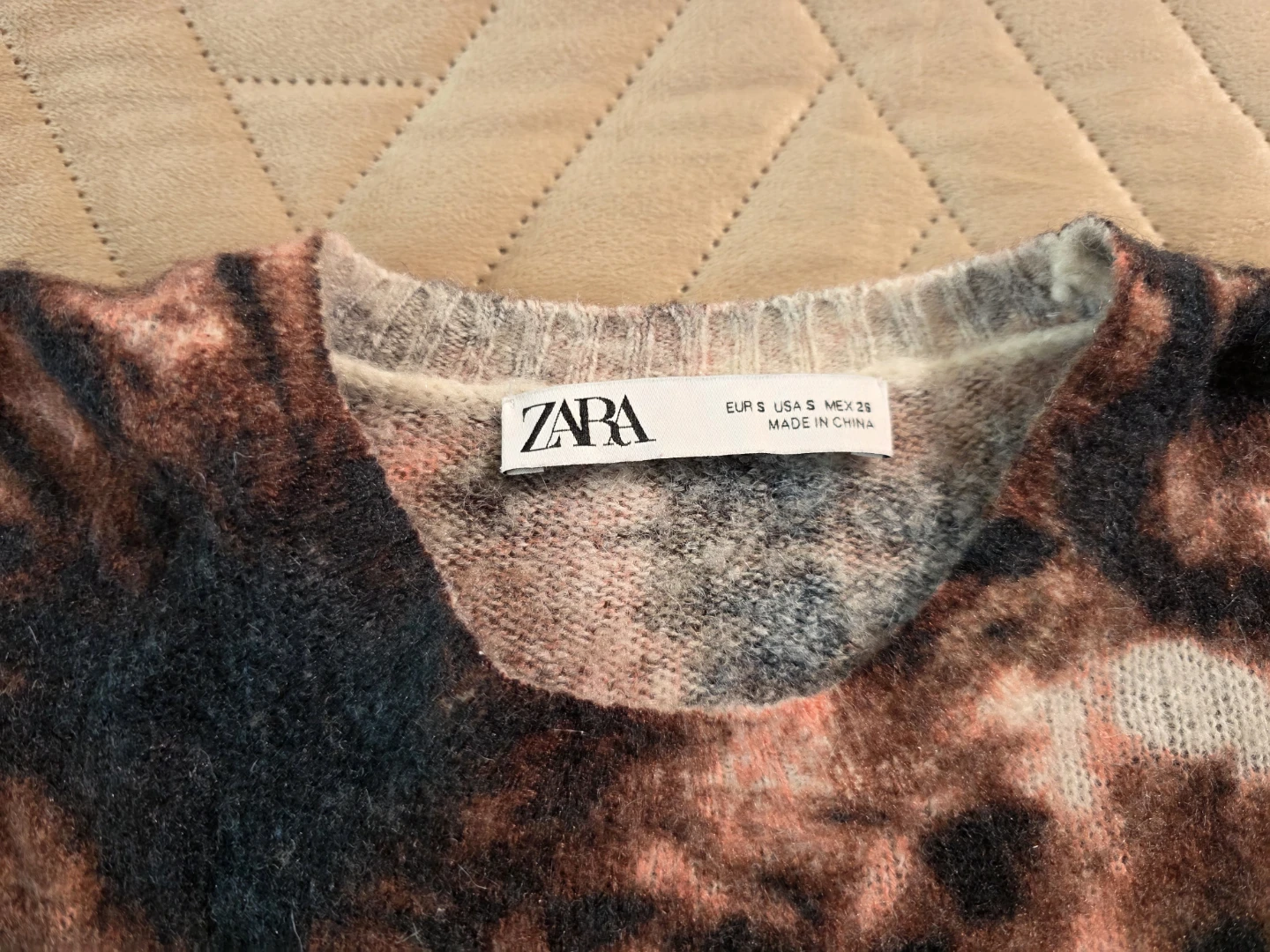 Zara tie-dye knit sweater - photo 3