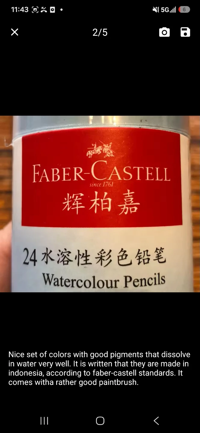 🏈  Faber Castell  New Factory sealed  48 Water color pencil - photo 2