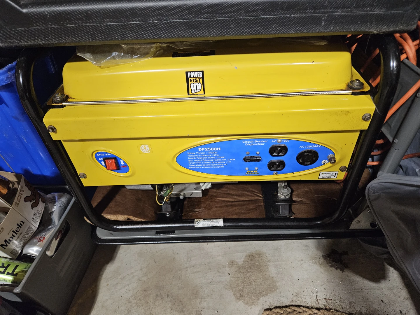 Power Fist DF2500H Generator
