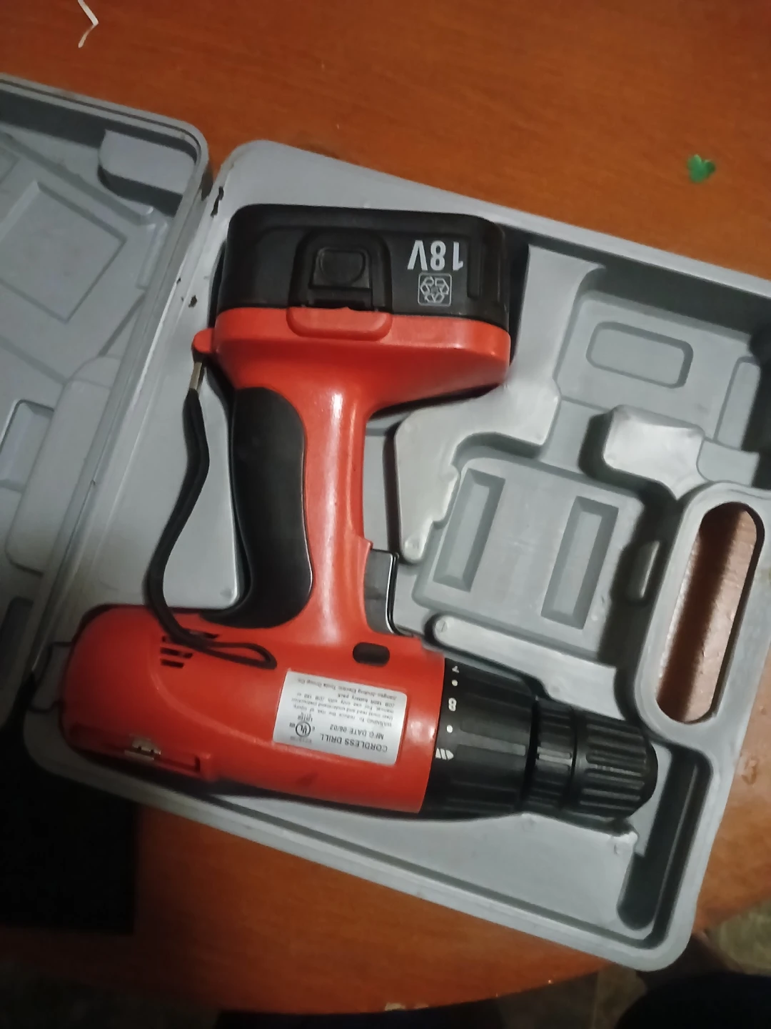 18V Cordless Drill with Case - photo 2