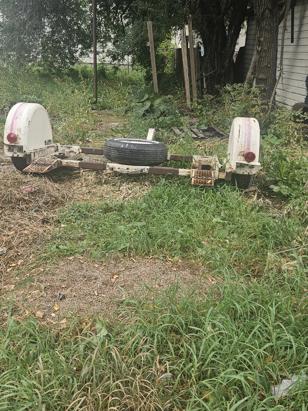 Boat Trailer Frame with Wheels