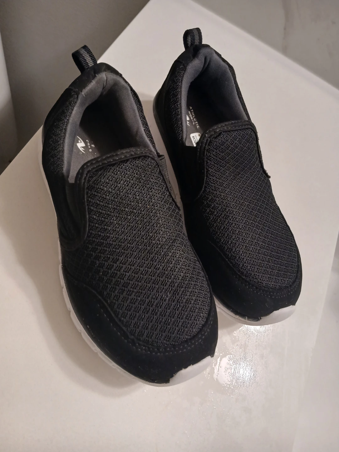 Athletic Works Black Slip-On Shoes - photo 2