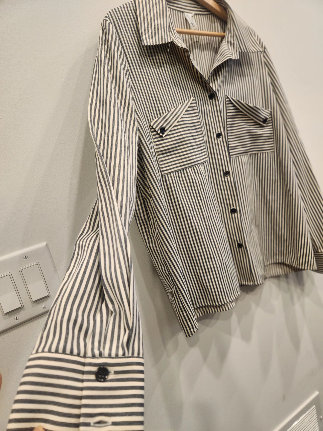 Modern Identity Striped Button-Up Shirt - photo 4
