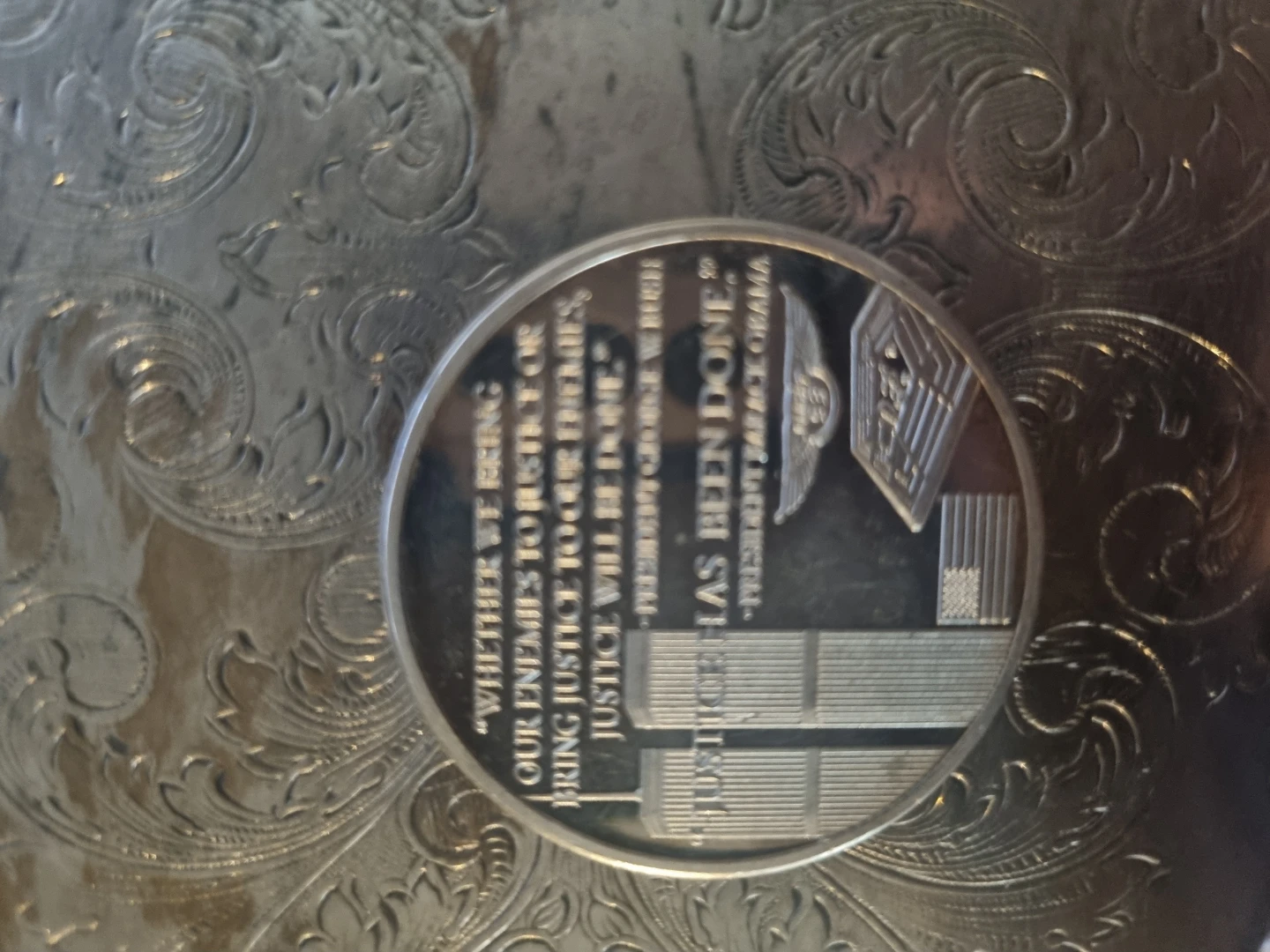 Commemorative May 1 2011 Challenge Coin - photo 5