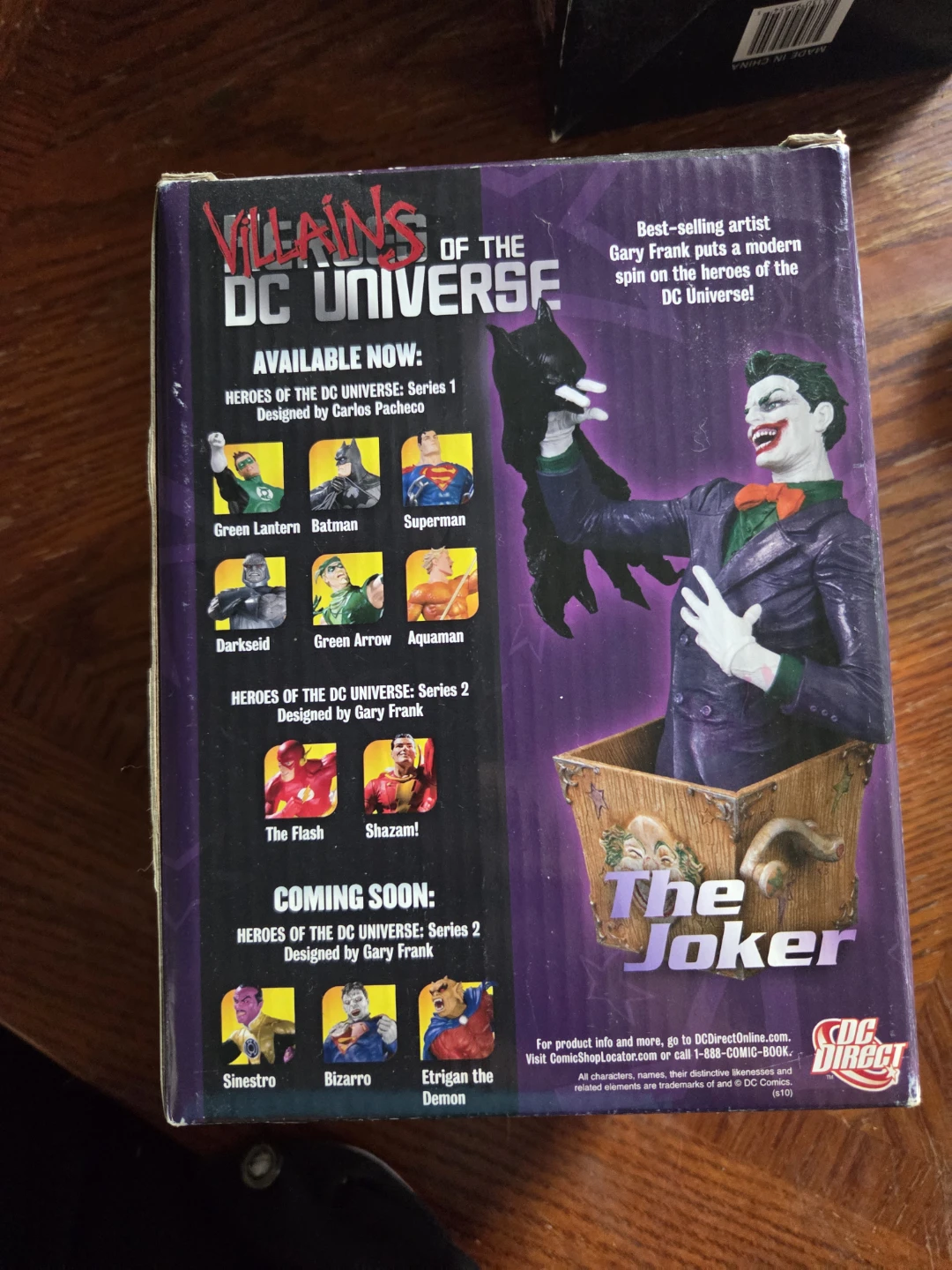 DC Direct Villains of the DC Universe The Joker Bust - photo 4